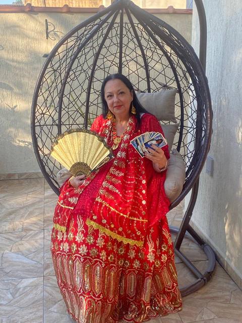 Vestimenta ritual usada nos trabalhos espirituais de Mãe Dalva